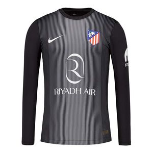Camiseta Portero Manga Larga Negra 25/26